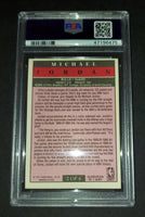 Michael Jordan 1991 Fleer Pro Visions Chicago Bulls card PSA 8