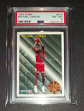 Michael Jordan 1993 Fleer League Leader Chicago Bulls card PSA 8