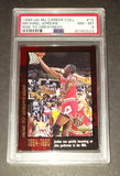 Michael Jordan 1999 Upper Deck Rise to Greatness Chicago Bulls card PSA 8