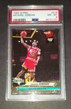 Michael Jordan 1992 Chicago Bulls Fleer Ultra card PSA 8