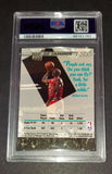 Michael Jordan 1992 Chicago Bulls Fleer Ultra card PSA 8