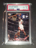 Michael Jordan 1997 Upper Deck Jams 97' Chicago Bulls card PSA 8.5