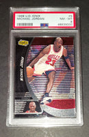 Michael Jordan 1998 Upper Deck Chicago Bulls Ionix card PSA 8