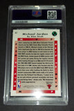 Michael Jordan 1992 Upper Deck Back to Back MVP Chicago Bulls card PSA 9