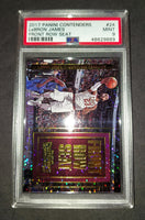 LeBron James 2017 Panini Contenders Front Row Seat Cleveland Cavaliers card PSA 9