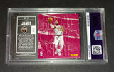 LeBron James 2017 Panini Contenders Front Row Seat Cleveland Cavaliers card PSA 9