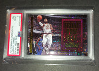 LeBron James 2017 Panini Contenders Front Row Seat Cleveland Cavaliers card PSA 9