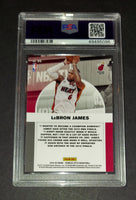LeBron James 2019 Panini Donruss Optic Winner Stays Miami Heat card PSA 9