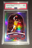 LeBron James 2019 Panini Chronicles Marquee Los Angeles Lakers card PSA 9