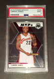 LeBron James 2019 Panini Mosaic Cleveland Cavaliers MVP card PSA 9