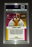 LeBron James 2019 Panini Donruss Optic Winner Stays Cleveland Cavaliers card PSA 9