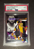 LeBron James 2019 Panini Mosaic Stare Masters Los Angeles Lakers card PSA 9