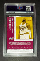 LeBron James 2017 Panini Contenders Winning Tickets Cleveland Cavaliers card PSA 9