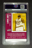 LeBron James 2017 Panini Contenders Winning Tickets Cleveland Cavaliers card PSA 9