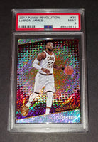 LeBron James 2017 Panini Revolution Cleveland Cavaliers card PSA 9