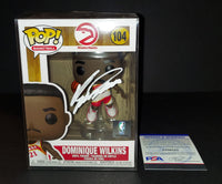 Dominique Wilkins autographed Funko PSA COA