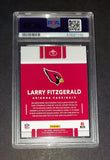 Larry Fitzgerald 2017 Arizona Cardinals Panini Donruss Team Heroes card PSA 9
