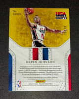 Kevin Johnson 2020 Team USA Basketball Panini autographed patch card 70/79