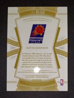 Kevin Johnson 2020 Phoenix Suns Panini Momentous Flawless Emerald autographed card 2/5