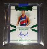 Kevin Johnson 2020 Phoenix Suns Panini Momentous Flawless Emerald autographed card 2/5