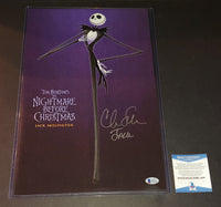 Chris Sarandon autographed 11x17 Beckett Witness COA