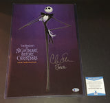 Chris Sarandon autographed 11x17 Beckett Witness COA