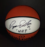 Dominique Wilkins autographed basketball with hand print Steiner COA