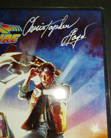 Christopher Lloyd autographed 11x17 PSA COA