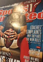 Larry Fitzgerald autographed Sports Illustrated Beckett COA