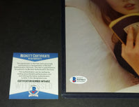 Megan Fox autographed 11x14 Beckett Witness COA