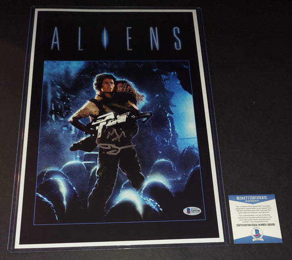 Michael Biehn autographed 11x17 Beckett COA