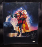 Christopher Lloyd autographed 16x20 JSA COA