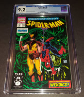 Spider-Man slabbed graded comic CGC 9.2