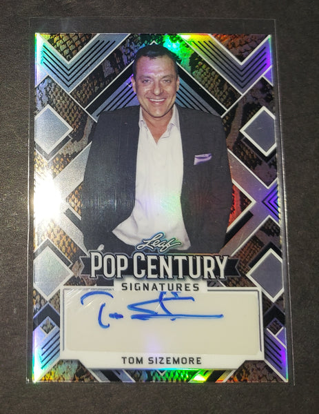Tom Sizemore autographed card Leaf COA