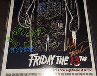 Ari Lehman autographed 11x17 Beckett Witness COA