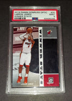 LeBron James 2019 Panini Donruss Optic Winner Stays Miami Heat card PSA 9