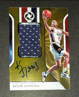 Kevin Johnson 2020 Team USA Basketball Panini autographed patch card 70/79
